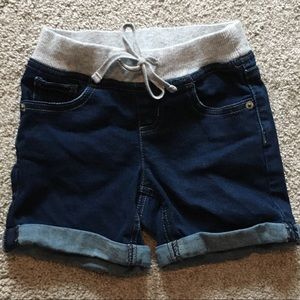 Justice jean shorts with comfy waistband